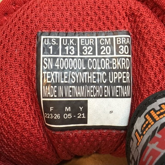 Skechers Minecraft Kids Orange Red Slip On Adjustable Strap Sneakers Size 1 Y - Picture 8 of 8